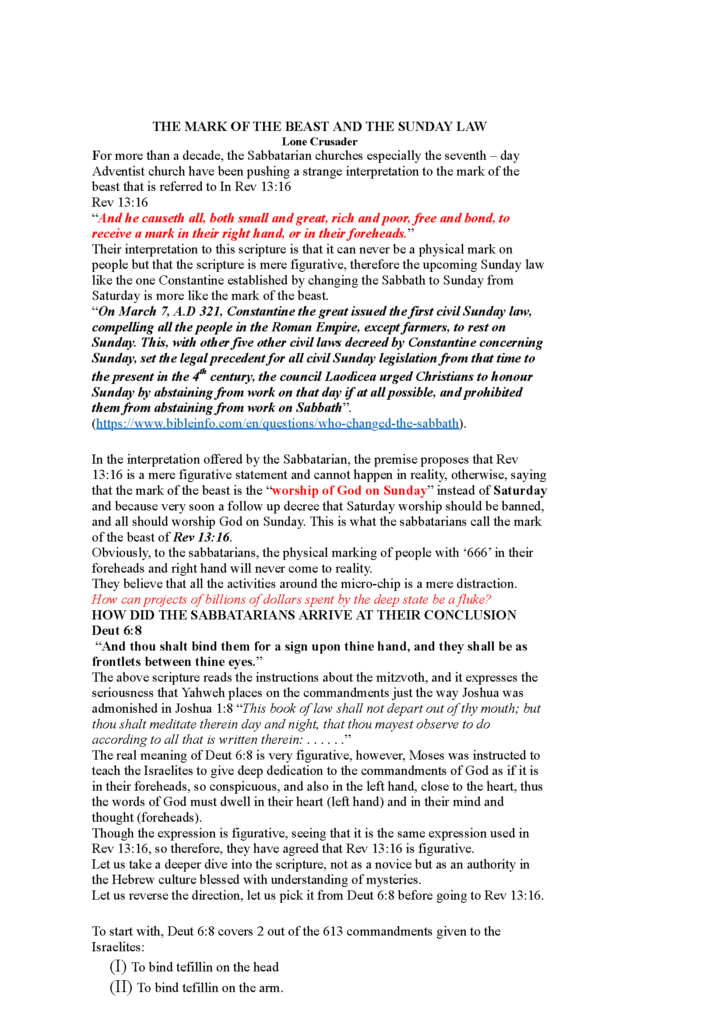 The Sunday worship and the Mark of the beast.docx_Page_1